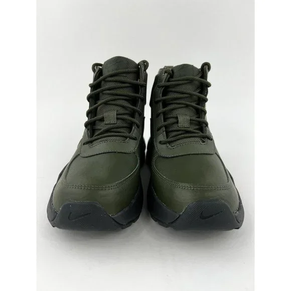 Nike Air Max Goaterra 2.0 Green Youth Size 7Y Boots Leather Black NO SHOE BOX - Picture 8 of 11